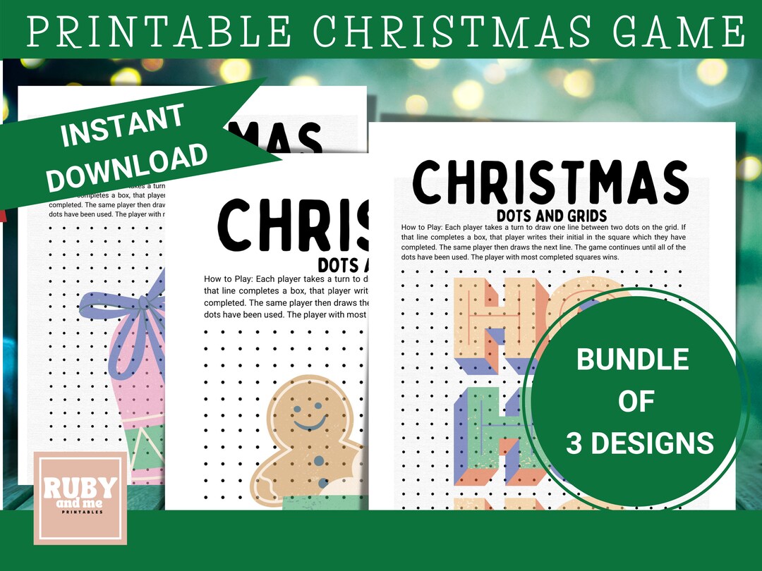 dots-and-boxes-printable-game-printable-christmas-game-dot-etsy-uk