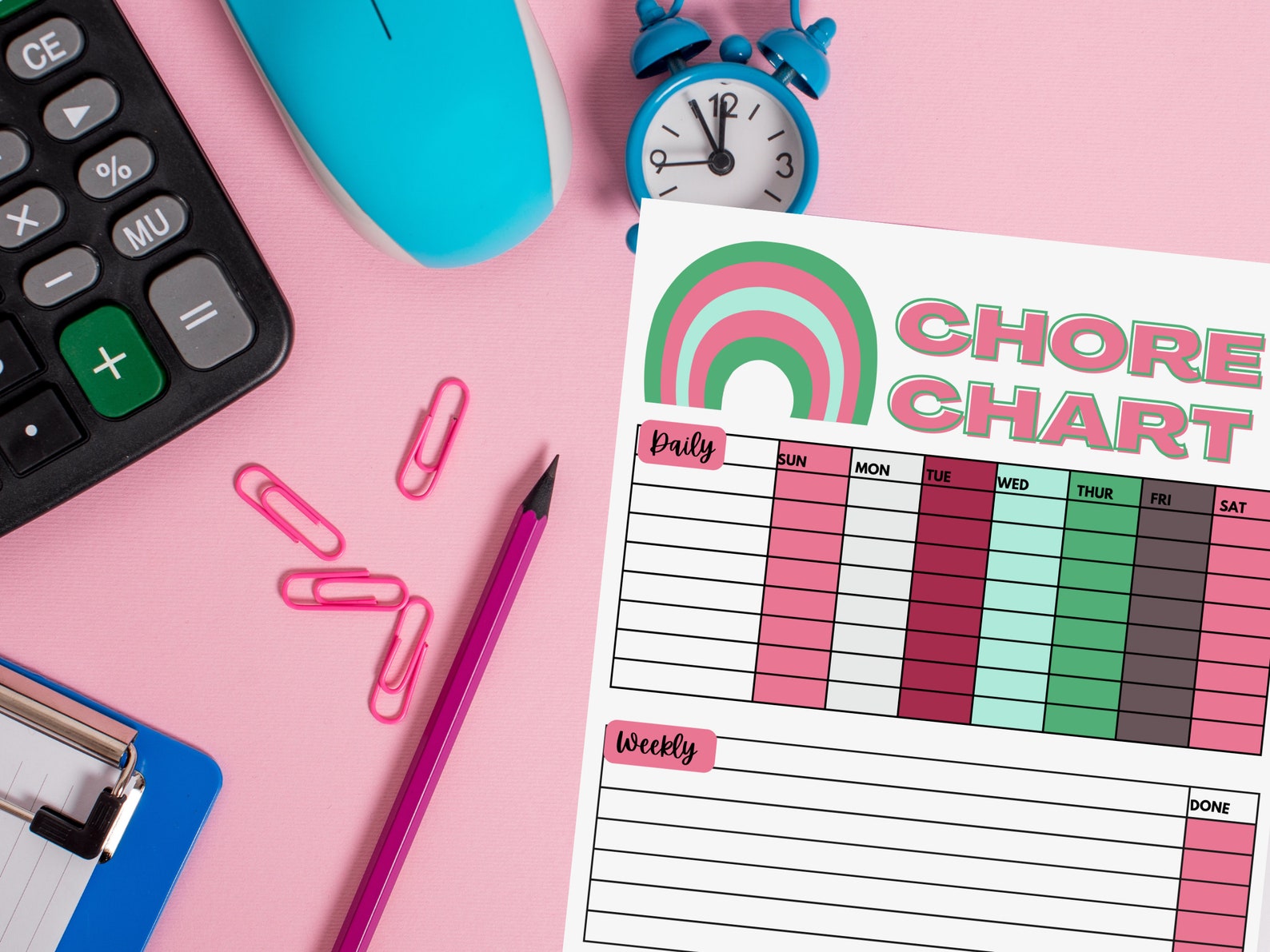 chore-chart-family-chore-chart-toddler-routine-routine-etsy-uk