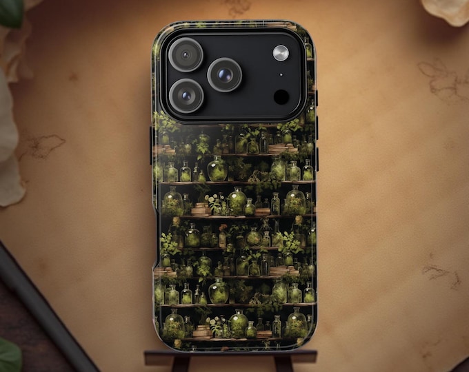 Botanical Apothecary Plants Phone Case: Dual Layer Tough Case