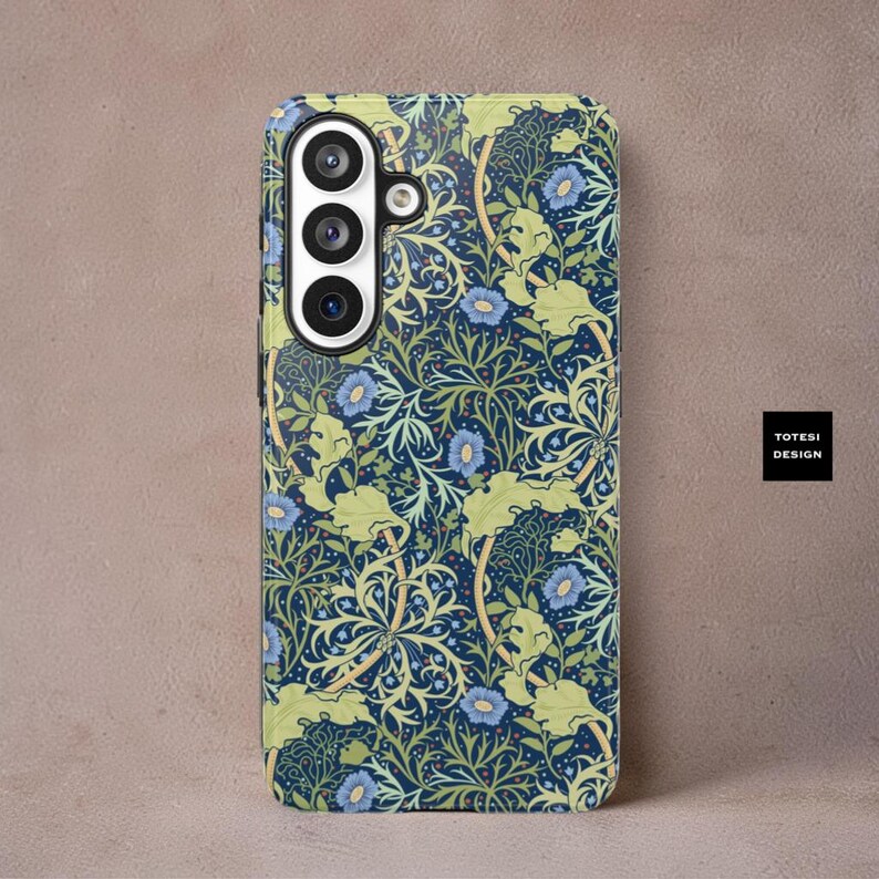William Morris Botanical Phone Case: Vintage Floral Dual Layer Protection immagine 14