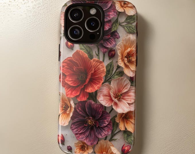 Boho Chic Phone Cases Cover Samsung Galaxy Cases S24 S23 S22 S21 Plus ultra vintage floral unique art aesthetic| tough phone cases| iPhone