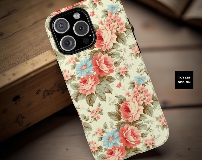 Floral Shabby Chic Phone Case: Vintage Pretty Design Samsung iPhone botanical