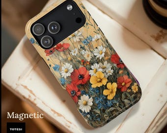 Wildflower MagSafe  phone case | magnetic impact-resistant phone case
