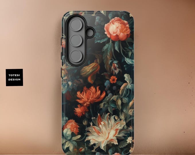 Botanical Nature Floral iPhone 16 15 14 13 12 11 Samsung Galaxy Tough Case S25 S24 S23 S22 S21 Plus Ultra Phone Case | Google  Glossy Matte|