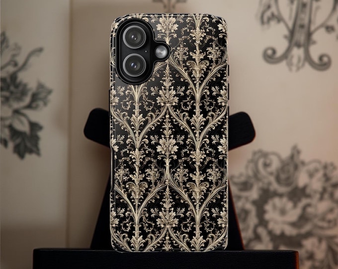 Dark Academia Gothic Tough Phone Case: Enchanted Forest