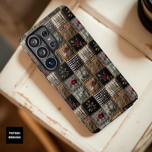 Floral Cozy Quilt  Case | Vintage Patchwork Phone Cover