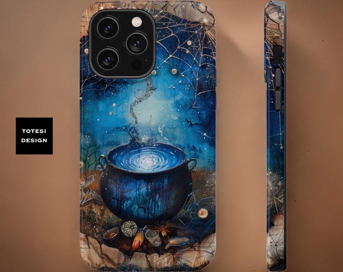 Halloween iPhone MagSafe case Goth Witchy Potion aesthetic - 13 14 15 Pro Max Plus Mini Glossy or Matte Gift for daughter