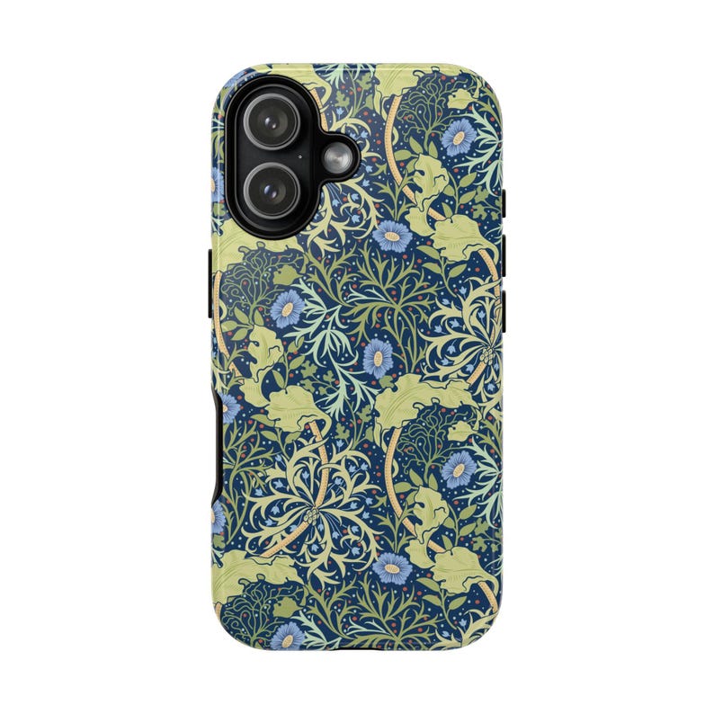 William Morris Botanical Phone Case: Vintage Floral Dual Layer Protection immagine 15