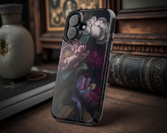 Dark academia floral boho iPhone 17 Pro Max MagSafe 16 15 14 13