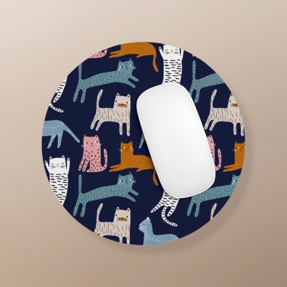 Mouse Pad Cats Mouse Pad Cute Crazy Cat Lady Gift Gift Etsy