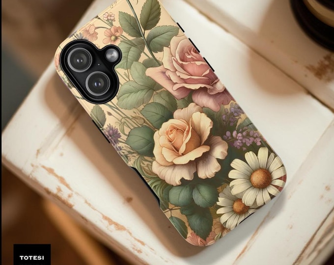 Vintage Garden Floral Botanical Nature Tough Phone Case