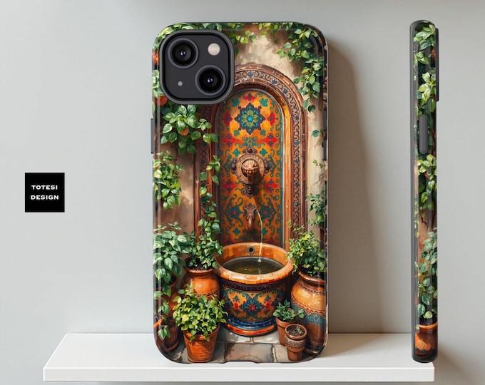 Fantasy Dream Herb Garden Phone Cases Covers, Sturdy dual layer for Samsung iPhone Google, Gift for gardeners nature