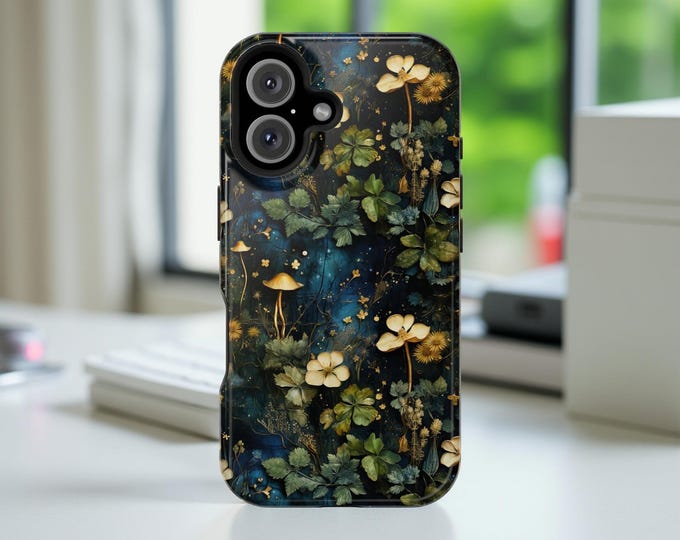 Botanical Nature Magnetic MagSafe Comp. Tough Case | Elegant Phone Cover, Nature Inspired, Gift for Nature Lovers, Durable Protection