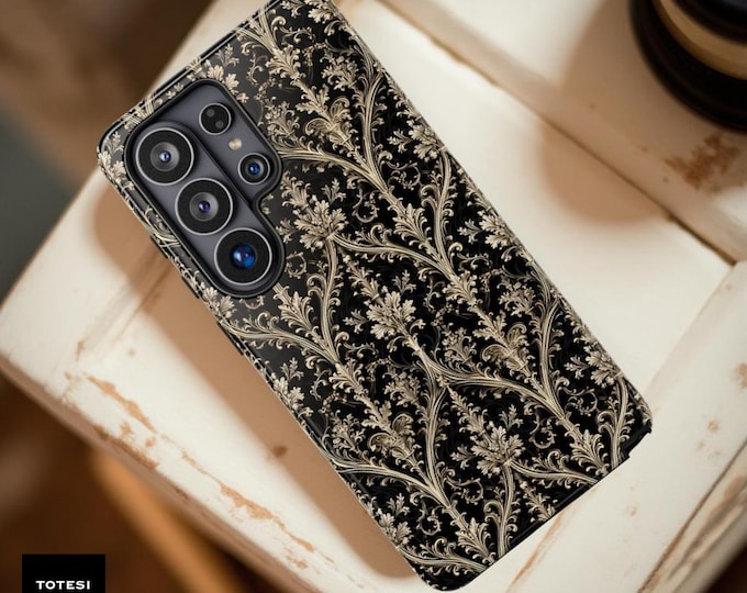 Dark Academia Floral Tough Phone Case: Gothic Samsung Galaxy S26 Ultra  Cover