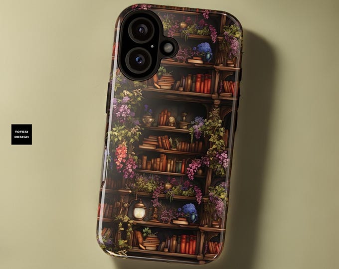 Book Club Lover Whimsical book shelf garden aesthetic , Samsung Galaxy Tough Case S23 S22 S21 Plus Ultra| Glossy or Matte