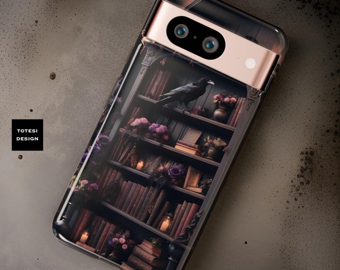 Gothic Ravens Book Case Google Pixel tough cases | Google Pixel Tough  Phone Case 9  8  7 6 5 Pro XL - Gift for daughter