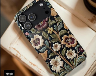 Vintage Floral iPhone Case: Victorian Botanical MagSafe Tough Case