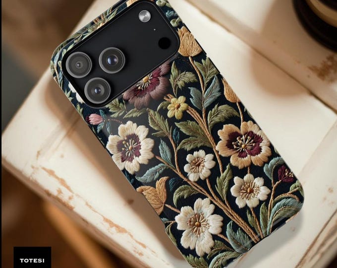 Vintage Floral iPhone Case: Victorian Botanical MagSafe Tough Case