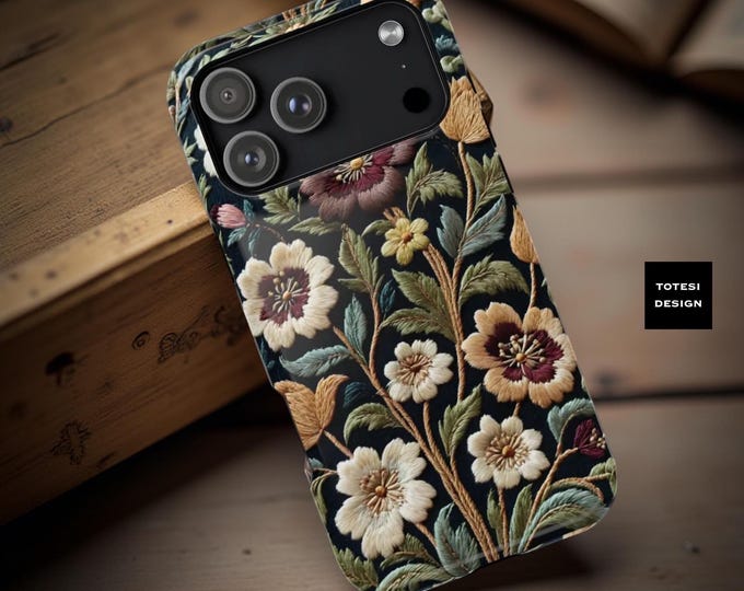 Vintage Floral iPhone Case: Victorian Botanical MagSafe Tough Case