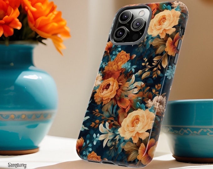 Boho Floral Gypsy Chic Art Aesthetic Tough Phone Case