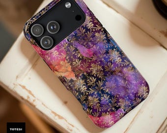 Arabesque Grunge Bohemian Magnetic Impact-Resistant phone cases dual layer