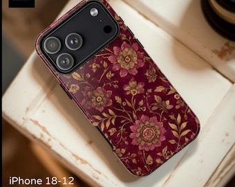 Vintage Persian Moroccan Floral Phone Case | Tough Case