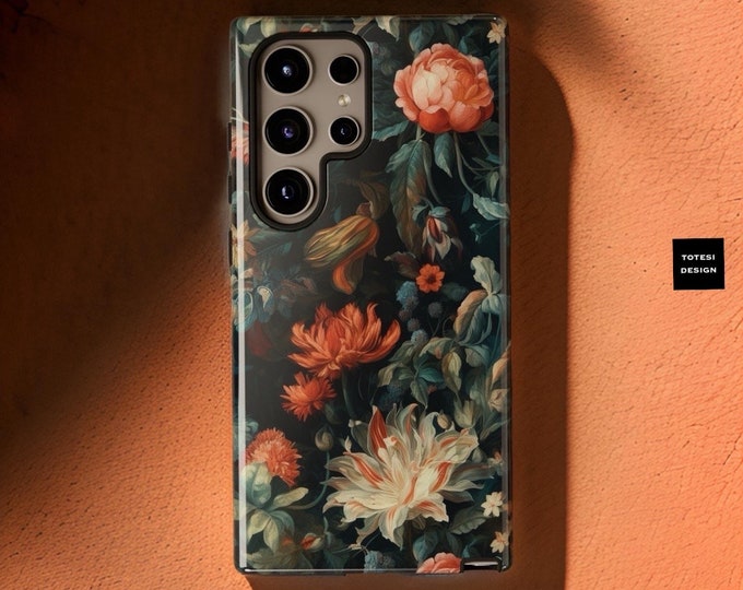 Botanical Nature Floral iPhone 16 15 14 13 12 11 Samsung Galaxy Tough Case S25 S24 S23 S22 S21 Plus Ultra Phone Case | Google  Glossy Matte|