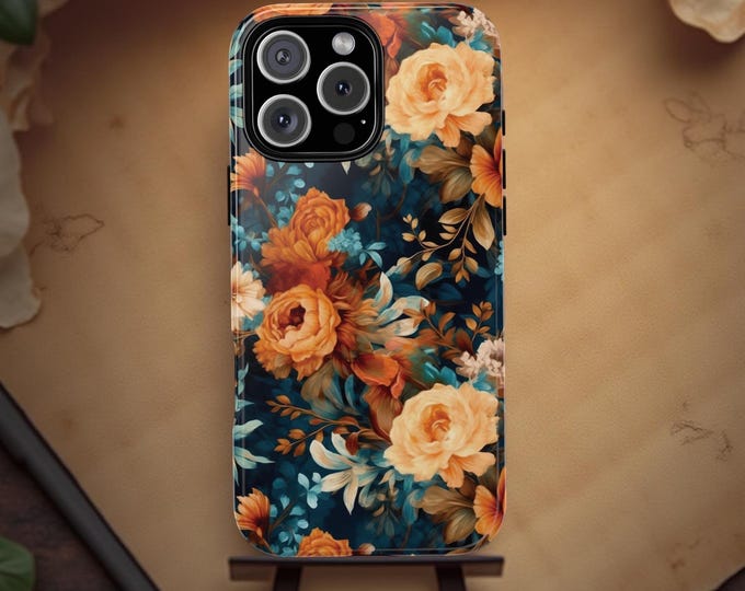 Boho Floral Art Samsung Galaxy Case: Chic Flower Lover Gift
