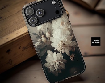 Gothic Floral Samsung Case: Dual Layer Protective Tough Case