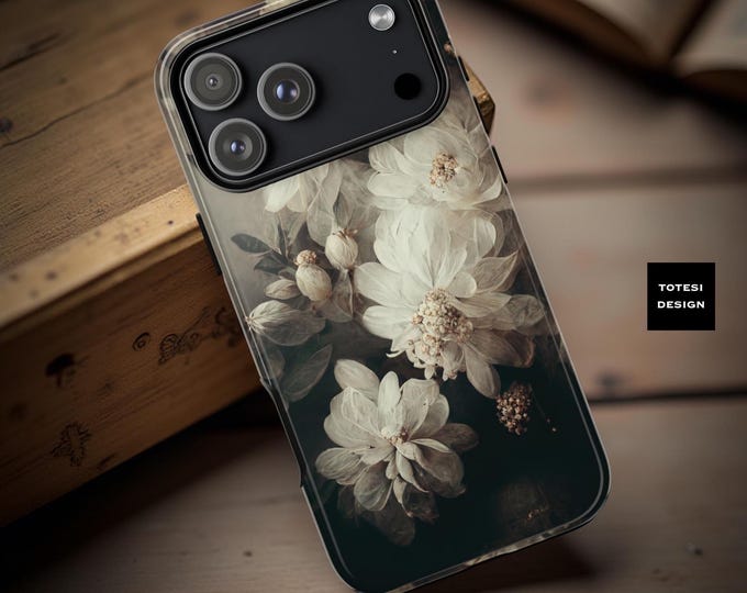 Gothic Floral Samsung Case: Dual Layer Protective Tough Case