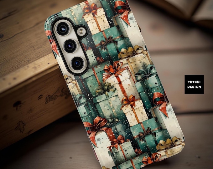 Christmas Holiday Gifts phone case Samsung Galaxy or iPhone impact resistant dual layer covers