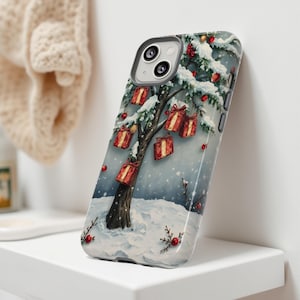 Christmas Tree Phone Case: Festive Holiday Design, iPhone Samsung