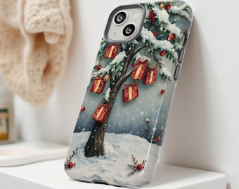 Christmas Tree Phone Case: Festive Holiday Design, iPhone Samsung