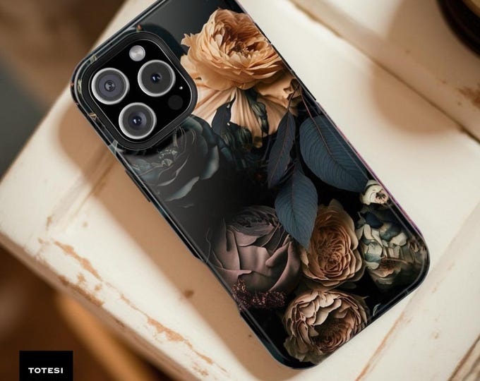 Dark Academia Floral Gothic Victorian Magsafe Tough Case