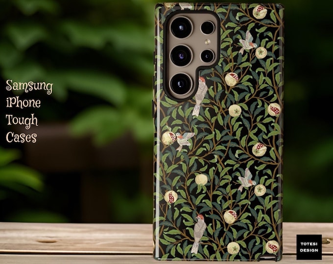 Green Nature Samsung Galaxy tough case S25 S24 S23 S22 Plus, Ultra, iPhone 12,13,14 15 16!Pro Max Plus Matte or Glossy