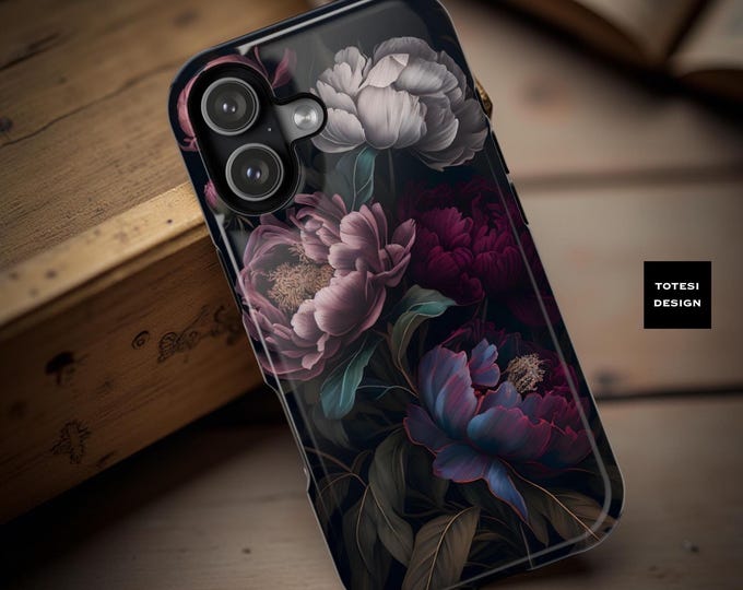 Dark academia floral boho iPhone 17 Pro Max MagSafe 16 15 14 13