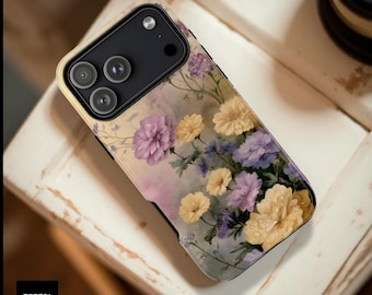 Vintage Floral Bouquet Tough Case | Pastel Flowers  Phone Cover
