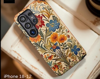 Vintage elegant  botanical garden Phone Case | Tough Cases