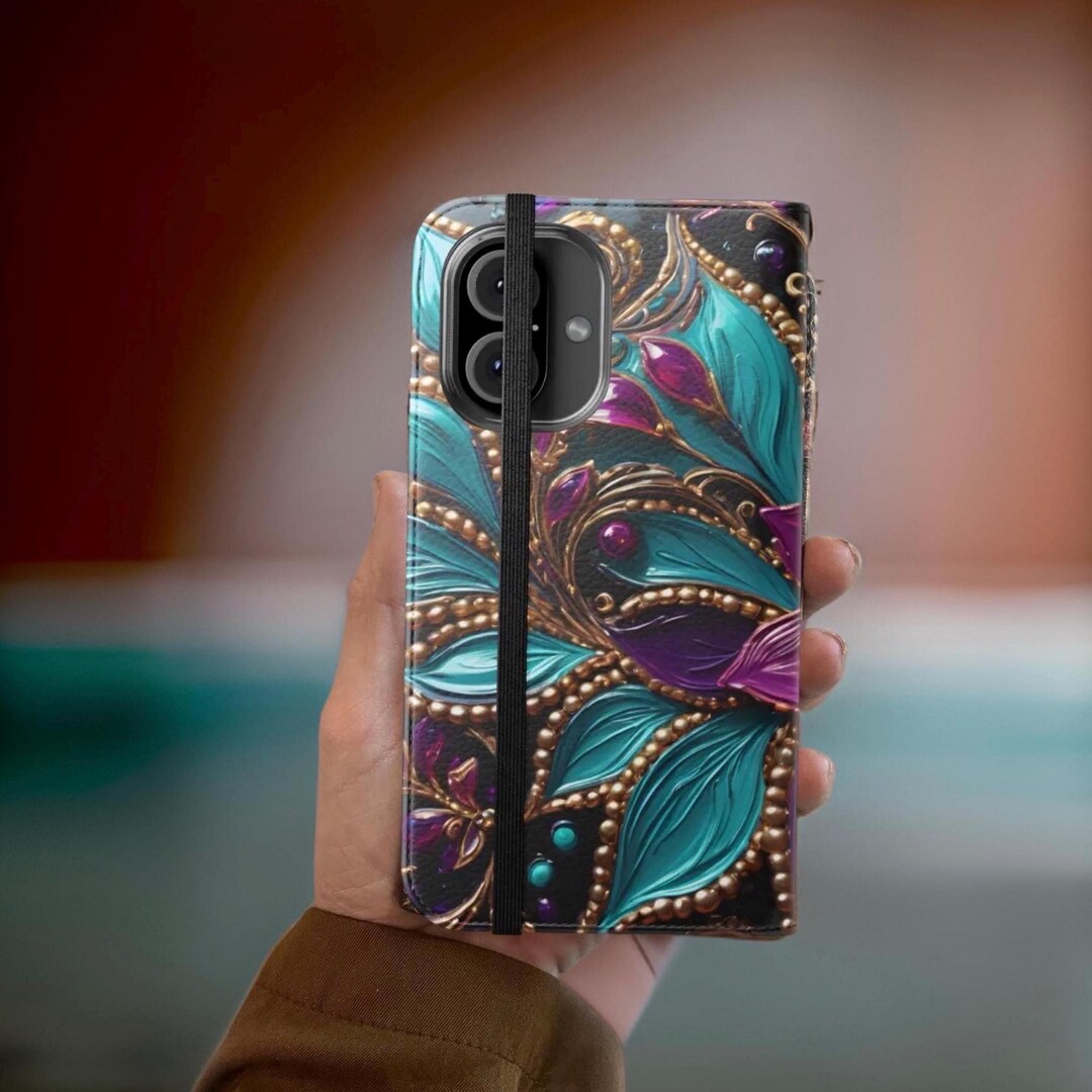 Bohemia Flower Multifunction Mobile Phone Bag Wallet main image 1