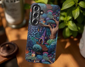 Phone Case Fantasy forest aesthetic | Samsung Galaxy, iPhone, Google Pixel| cute cozy forest| Gift for teen daughter birthday