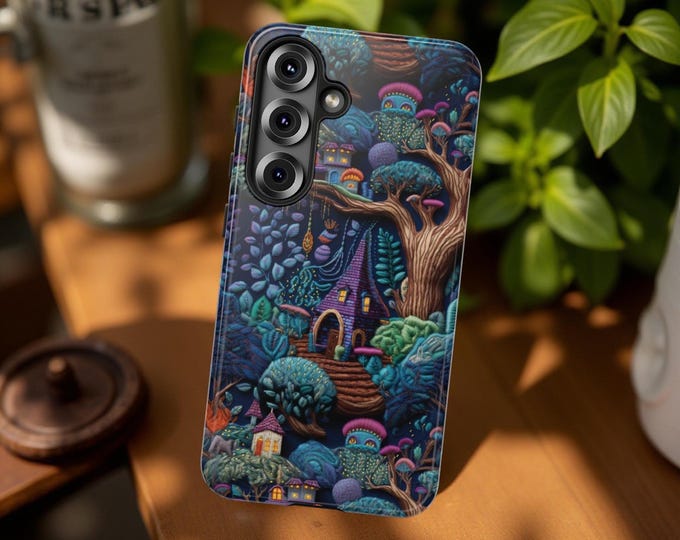 Phone Case Fantasy forest aesthetic | Samsung Galaxy, iPhone, Google Pixel| cute cozy forest| Gift for teen daughter birthday