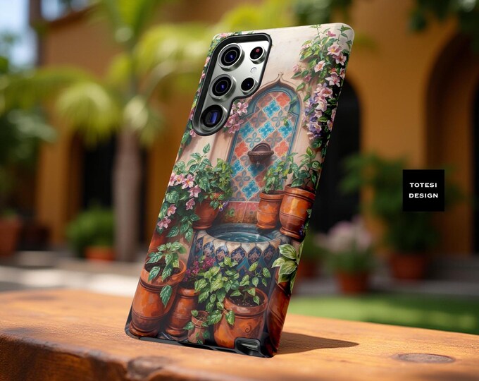 Phone Cases, Herb Garden Botanical Nature Fantasy Samsung IPhone Google Cover, Gift Gardener Nature Lover, Plant Lover Gift, Botanical Phone