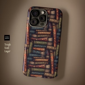 Vintage old books phone case |iPhone Samsung |iPhone 12,13,14 Pro Max Plus| Samsung Galaxy S21,S22, S23 + Ultra| Book Club Reading Gift