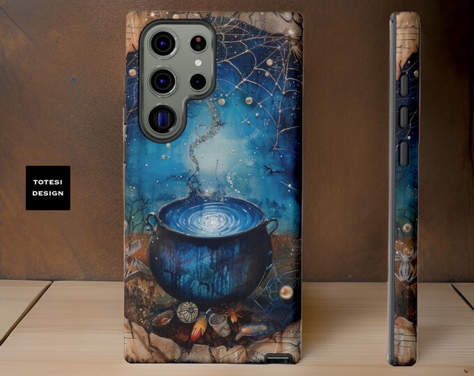 Witchy Brew cute Goth whimsical Samsung Galaxy S24 S22 S23 S21 Plus ultra iPhone Google Pixel Phone Cases | Glossy or Matte