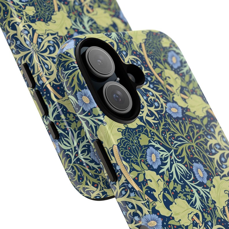 William Morris Botanical Phone Case: Vintage Floral Dual Layer Protection immagine 16