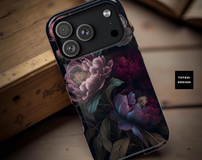 Dark academia floral boho iPhone 17 Pro Max MagSafe 16 15 14 13