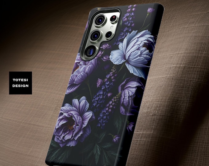 Dark academia moody floral  Samsung Galaxy S25 S24 S23 S22 S21 Plus | glossy matte | 16 14 13 12 11 Pro Max Plus Mini XE