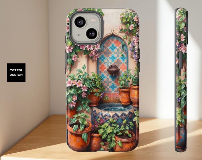 Phone Cases, Herb Garden Botanical Nature Fantasy Samsung IPhone Google Cover, Gift Gardener Nature Lover, Plant Lover Gift, Botanical Phone