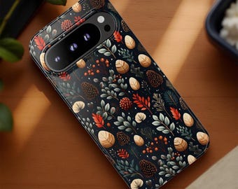 Festive Holiday Nature Phone Case: Samsung, iPhone, Pixel Tough Cover