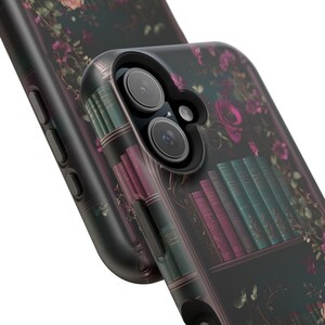 Magnetic Library Bookish Bookshelf phone Case: Dark Academia Style, Magsafe Compatible image 18
